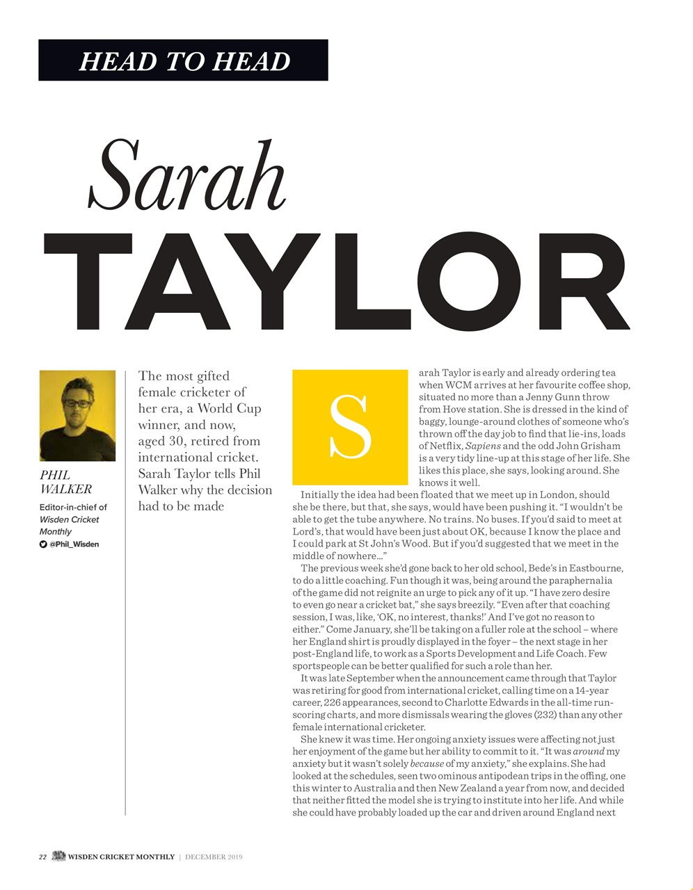 Wisden Cricket Monthly Preview Pages