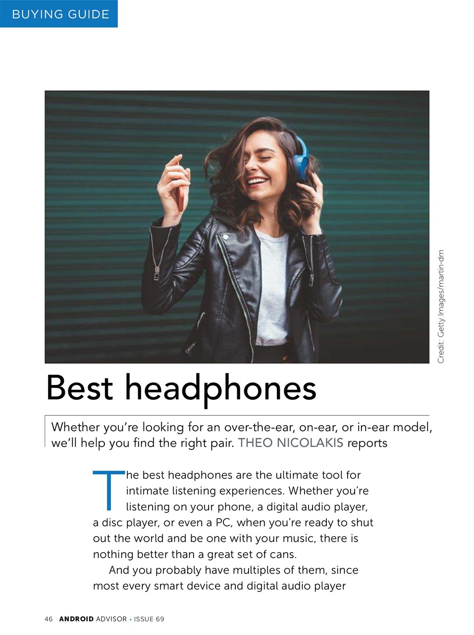Android Advisor Preview Pages