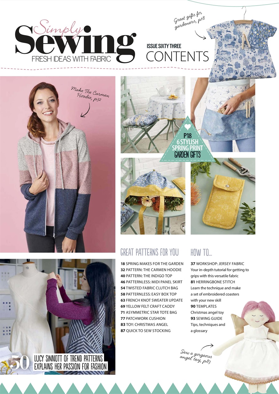 Simply Sewing Preview Pages