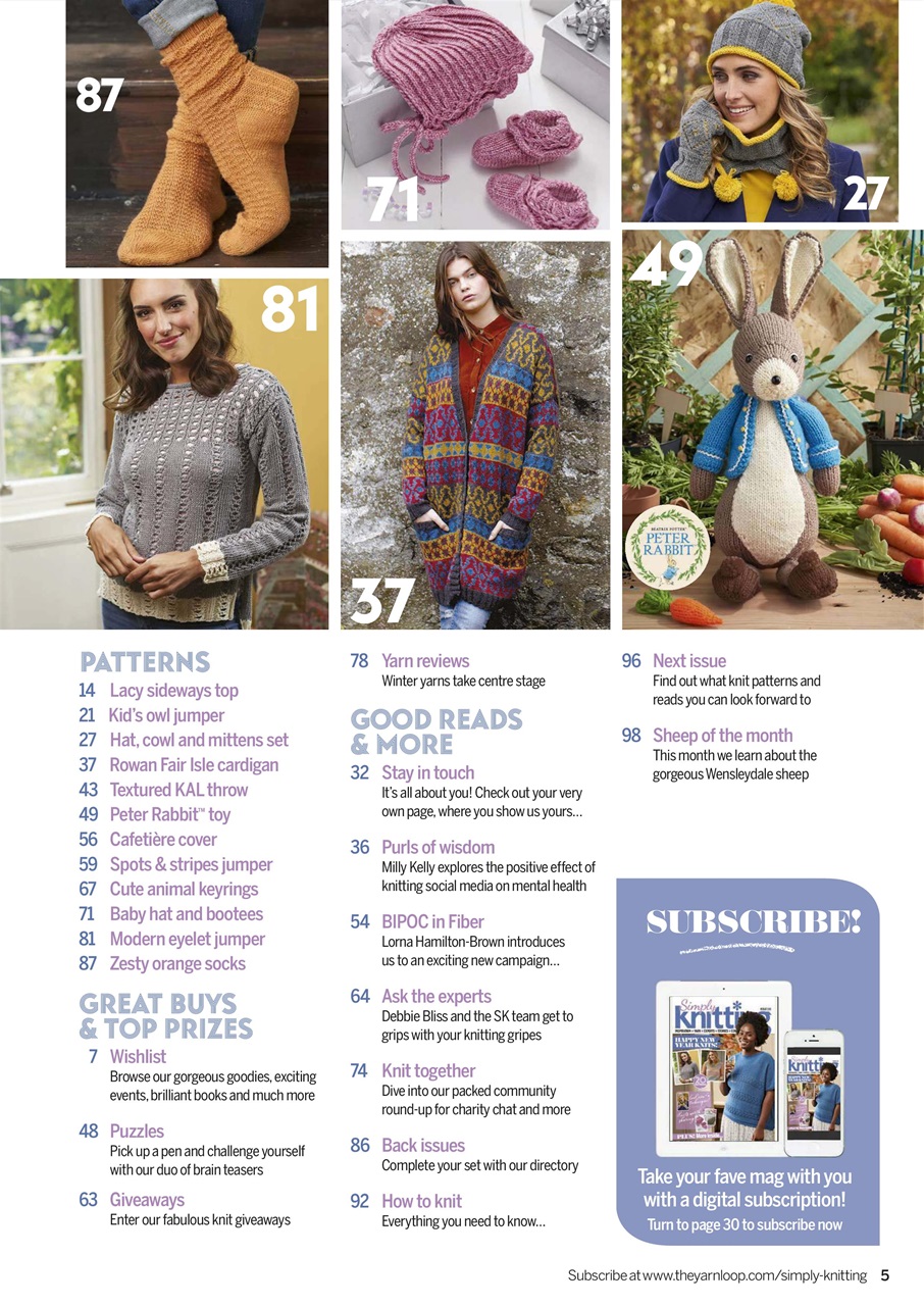 Simply Knitting Preview Pages