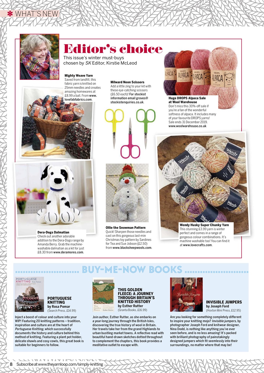 Simply Knitting Preview Pages