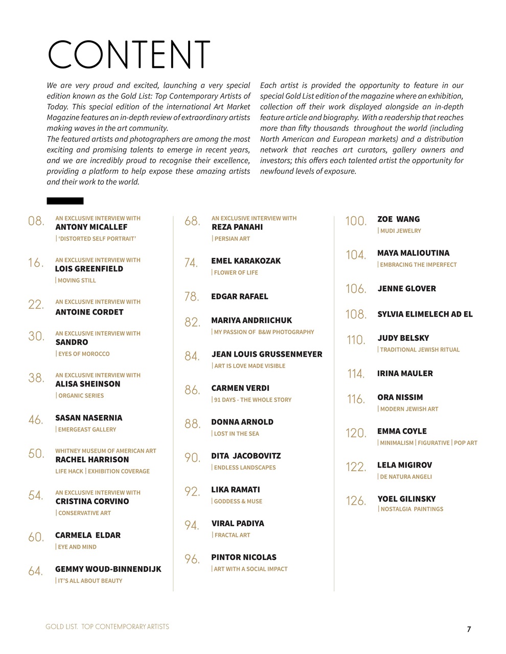 Art Market Magazine Preview Pages