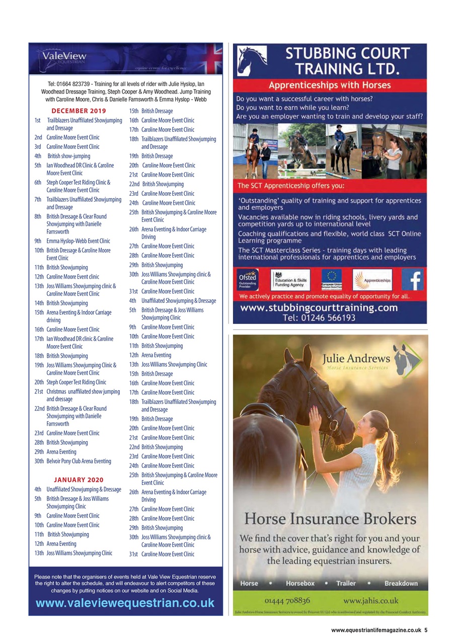 Equestrian Life Magazine Preview Pages