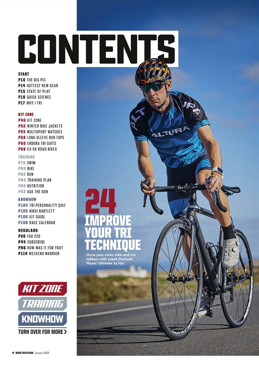 220 Triathlon Magazine Preview Pages