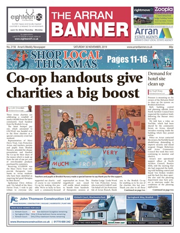 Arran Banner issue 30th November 2019
