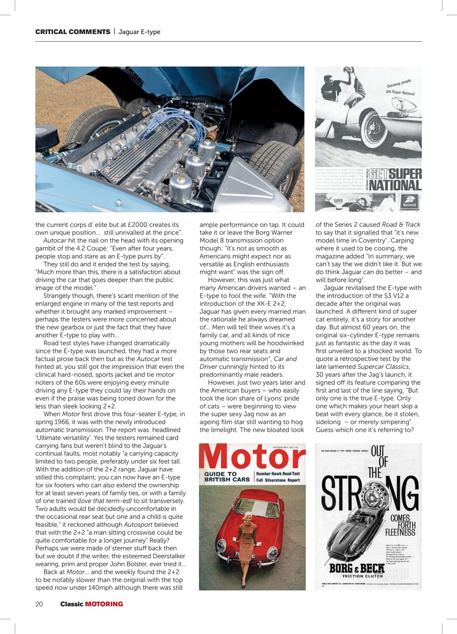 Classic Motoring Preview Pages