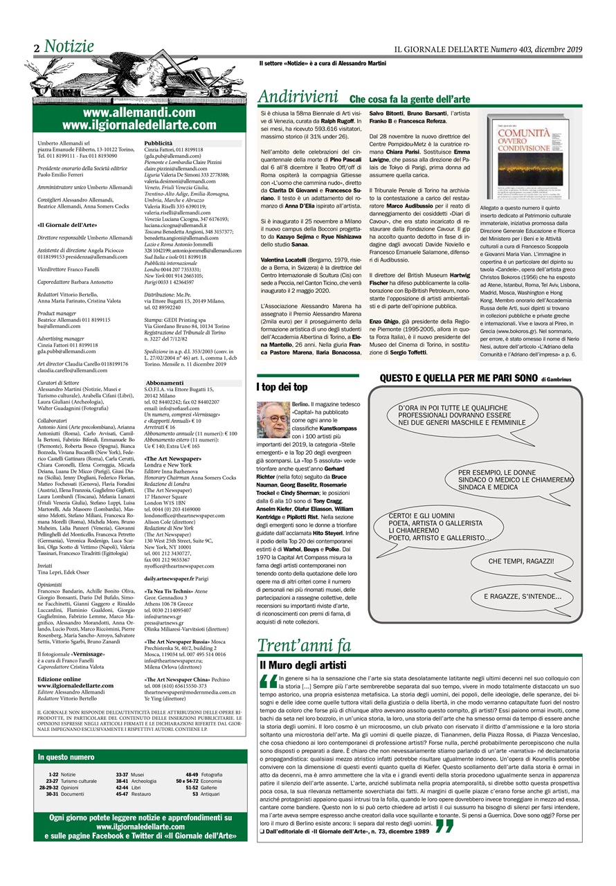 Il Giornale Dell’Arte Preview Pages