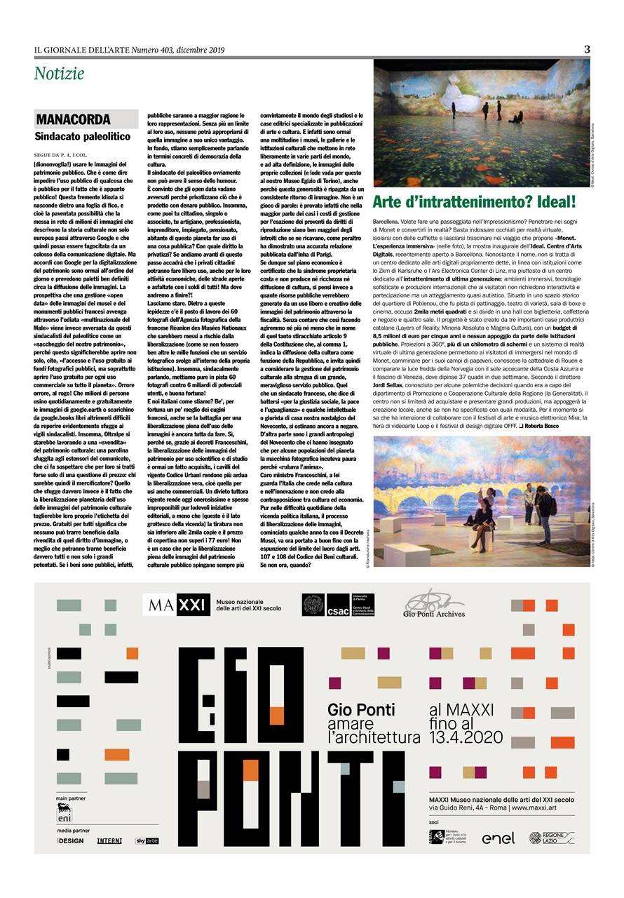 Il Giornale Dell’Arte Preview Pages