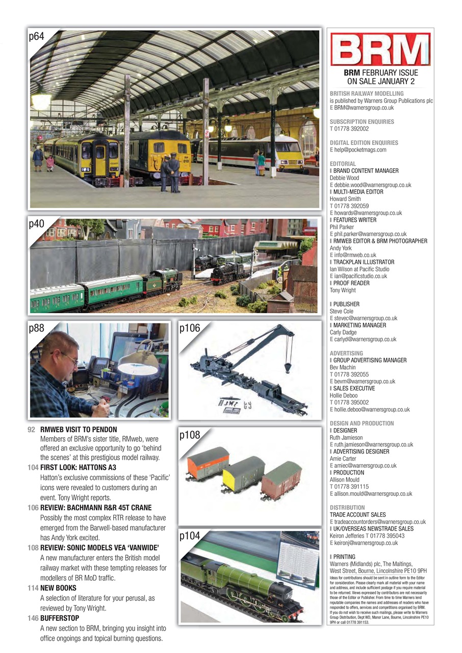 British Railway Modelling (BRM) Preview Pages
