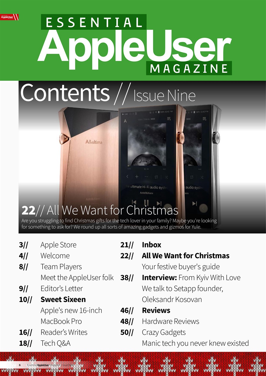 Essential Apple User Preview Pages