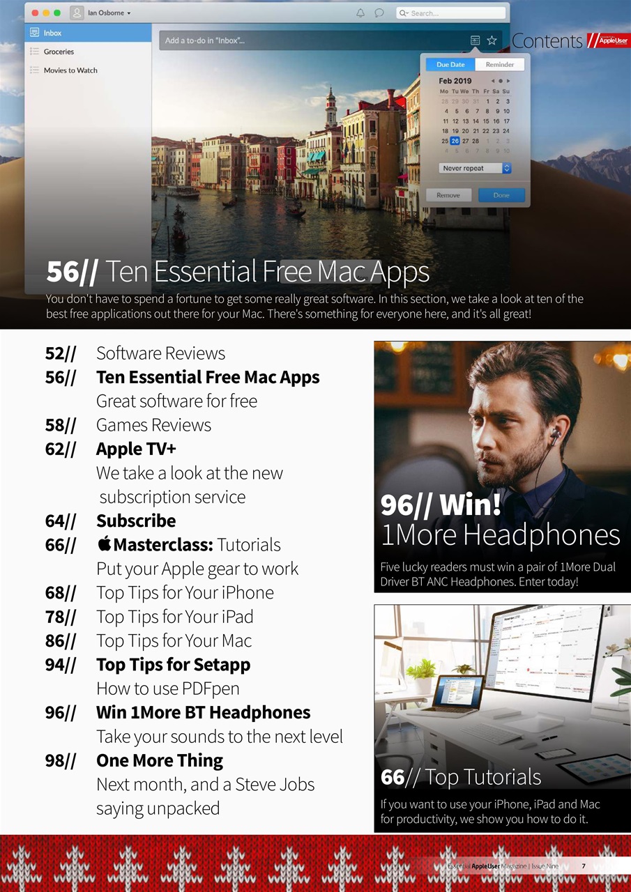 Essential Apple User Preview Pages