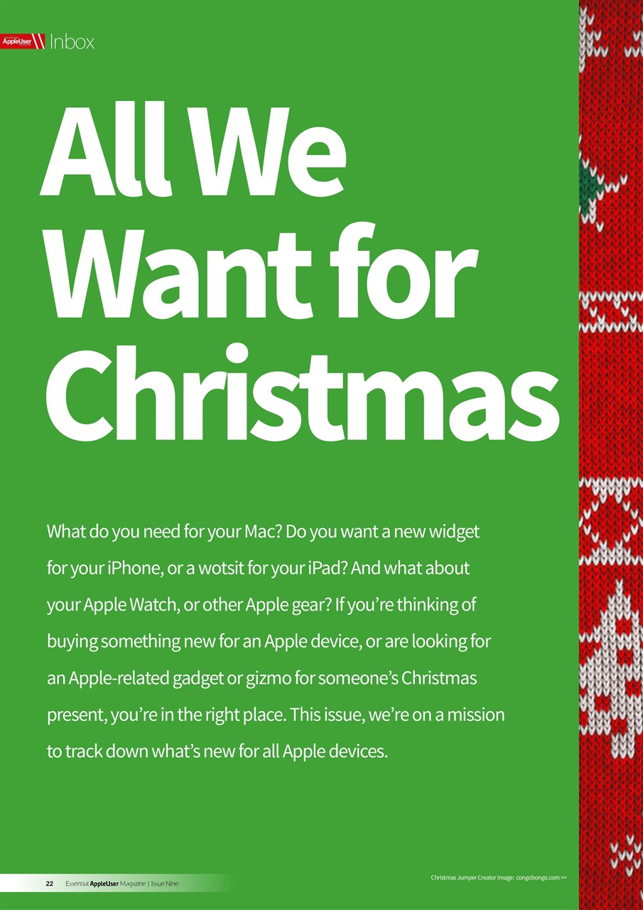 Essential Apple User Preview Pages