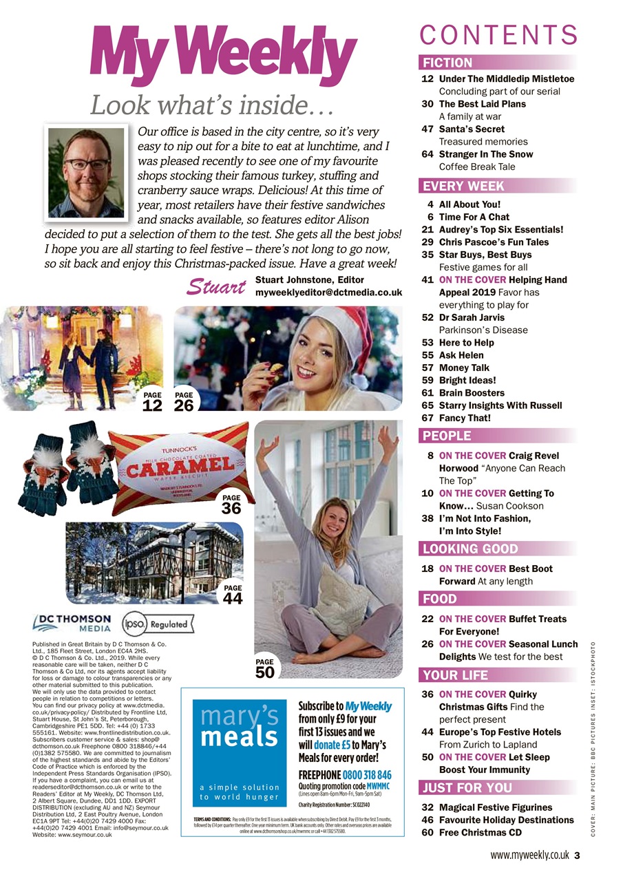 My Weekly Preview Pages