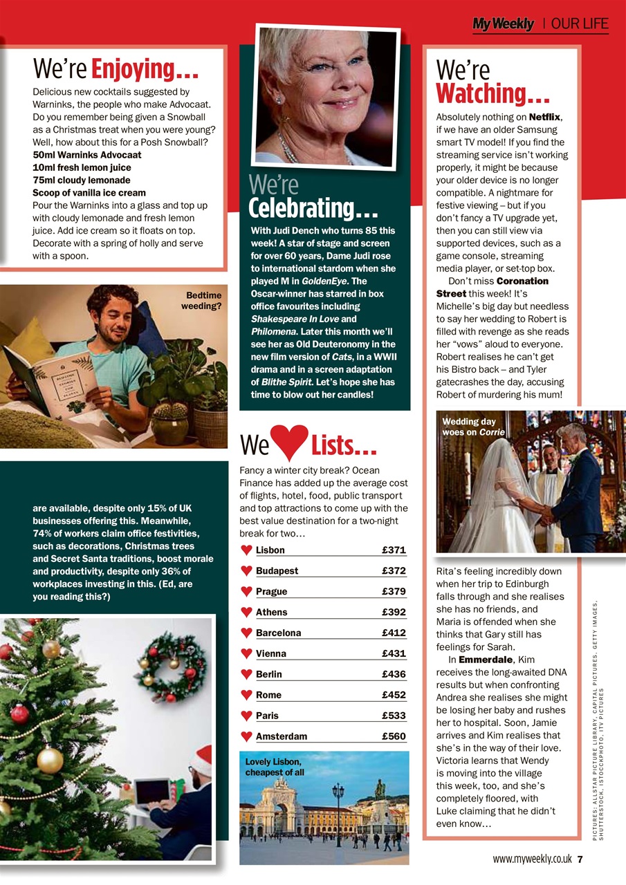 My Weekly Preview Pages