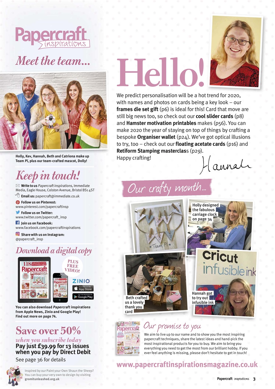 Papercraft Inspirations Preview Pages