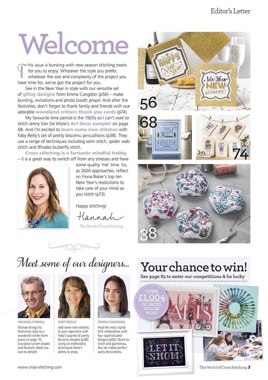 The World of Cross Stitching Preview Pages