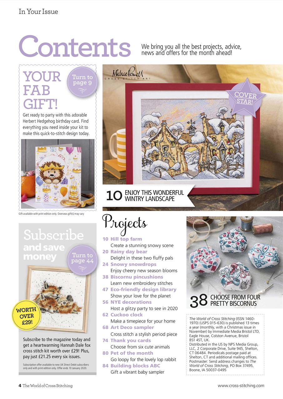 The World of Cross Stitching Preview Pages