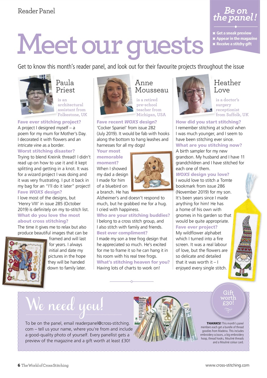 The World of Cross Stitching Preview Pages