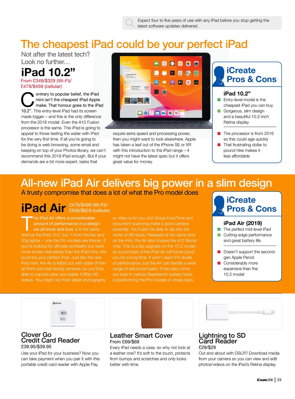 iCreate Preview Pages