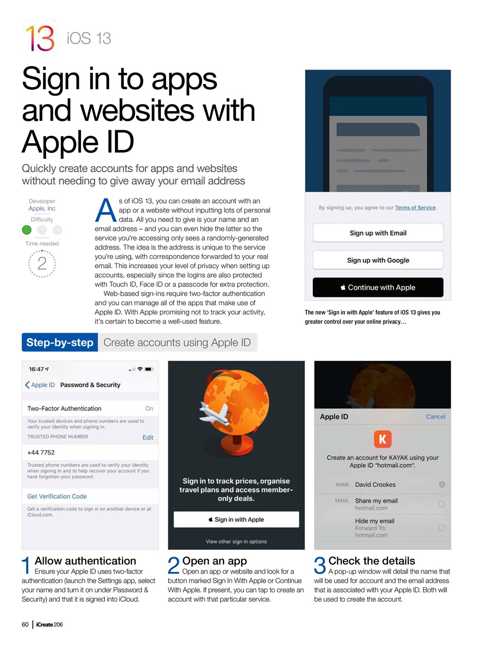 iCreate Preview Pages