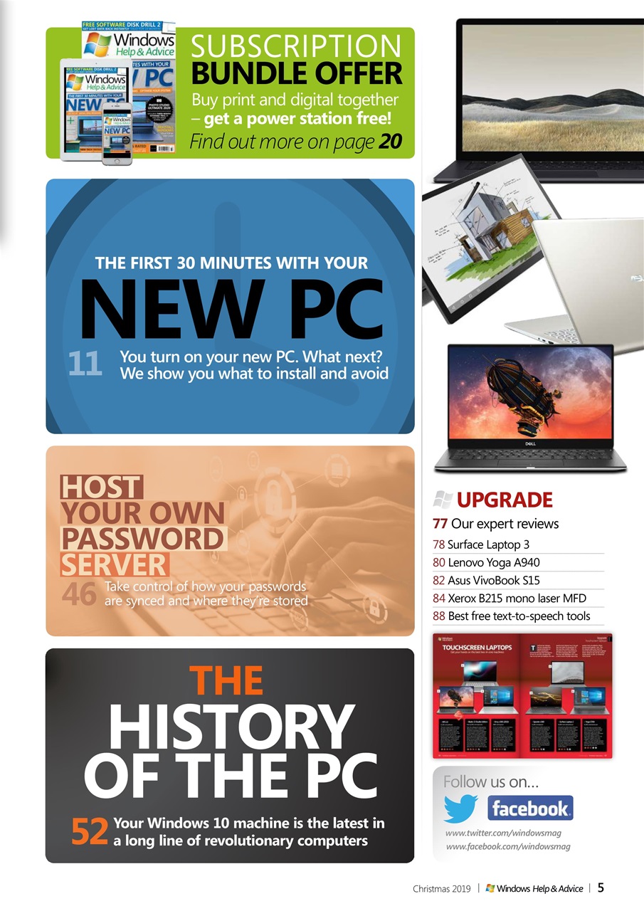 Windows Help & Advice Preview Pages
