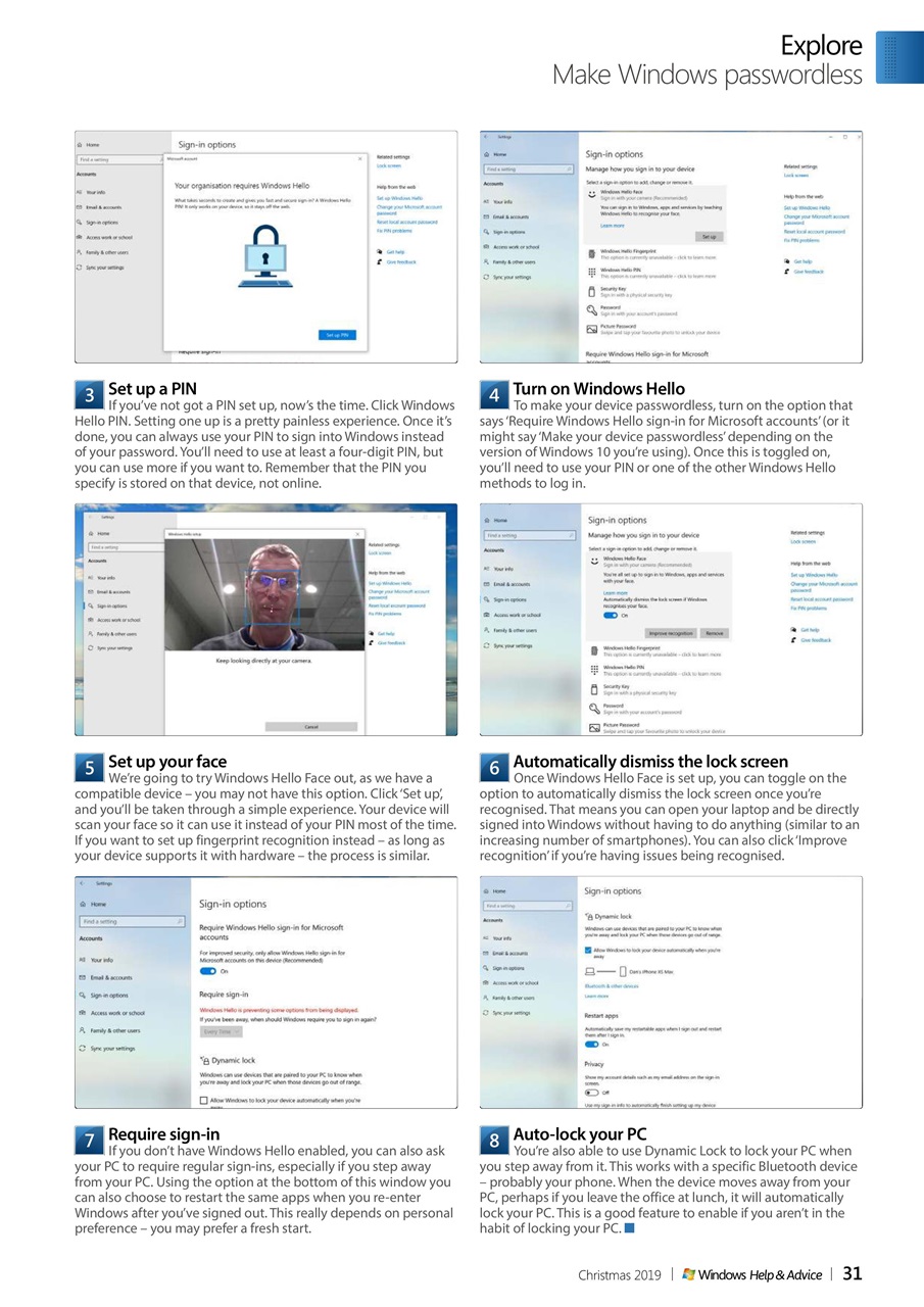 Windows Help & Advice Preview Pages