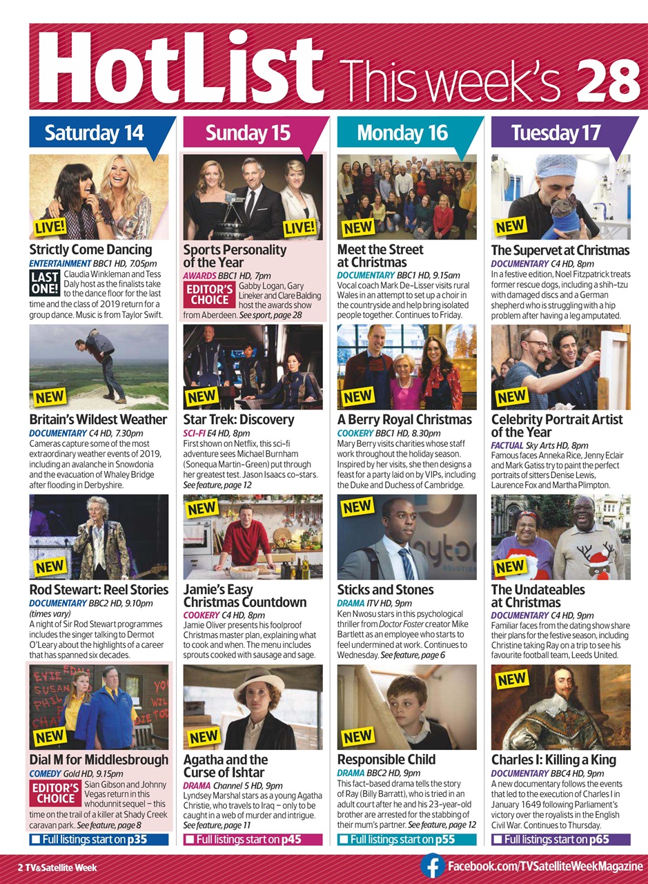 TV & Satellite Week Preview Pages