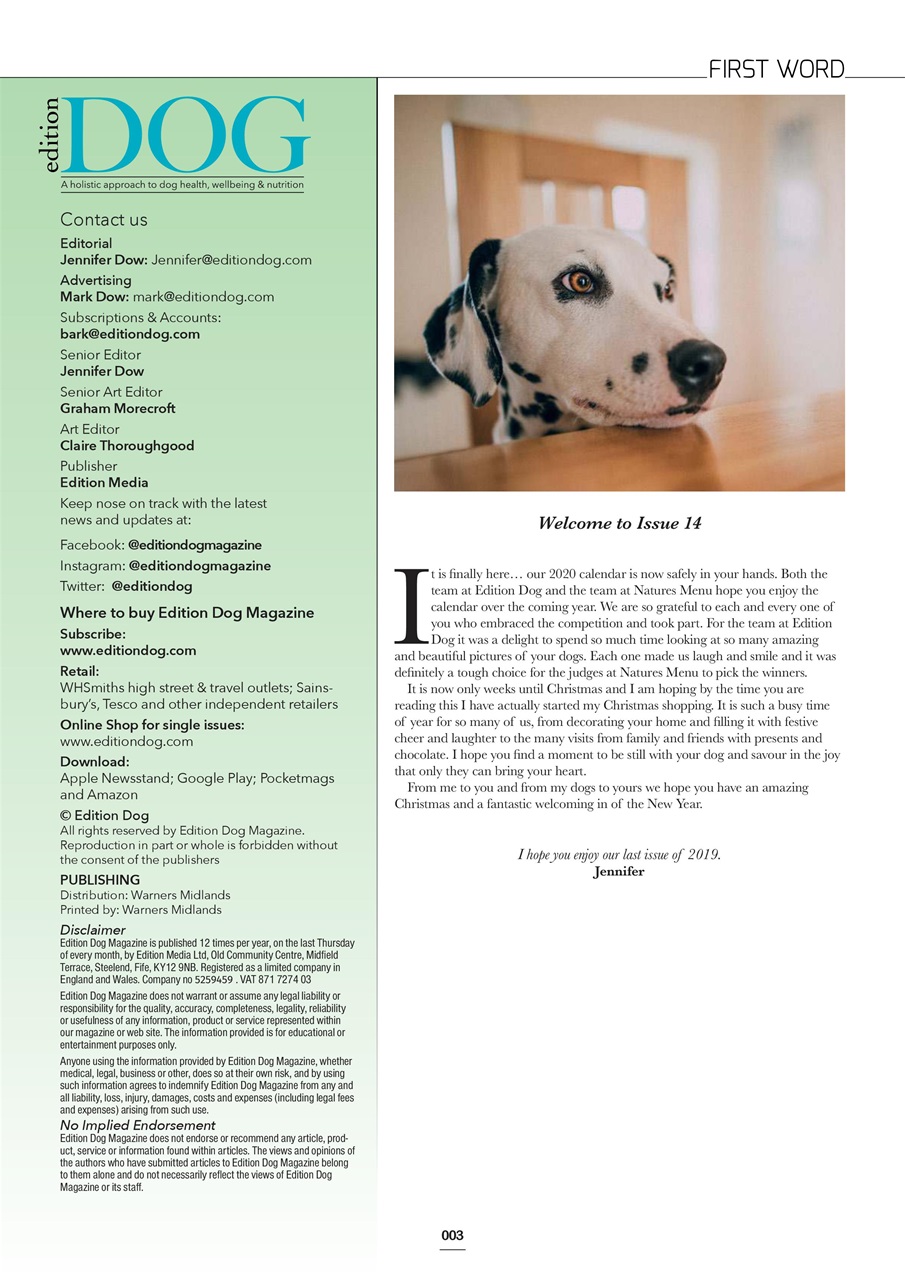 Edition Dog Preview Pages