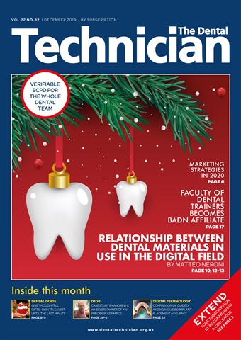 The Dental Technician Magazine issue December 2019