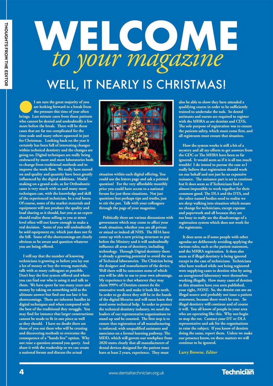 The Dental Technician Magazine Preview Pages