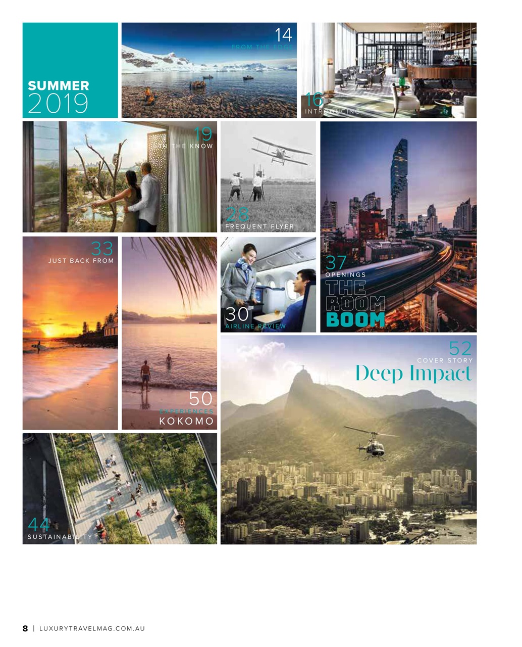 Luxury Travel Preview Pages