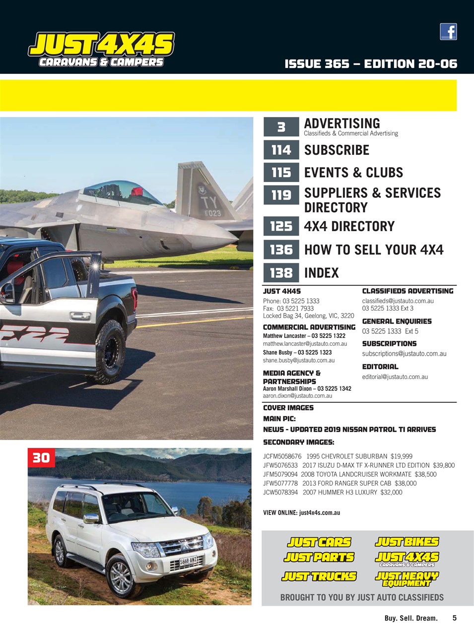 JUST 4X4S Preview Pages