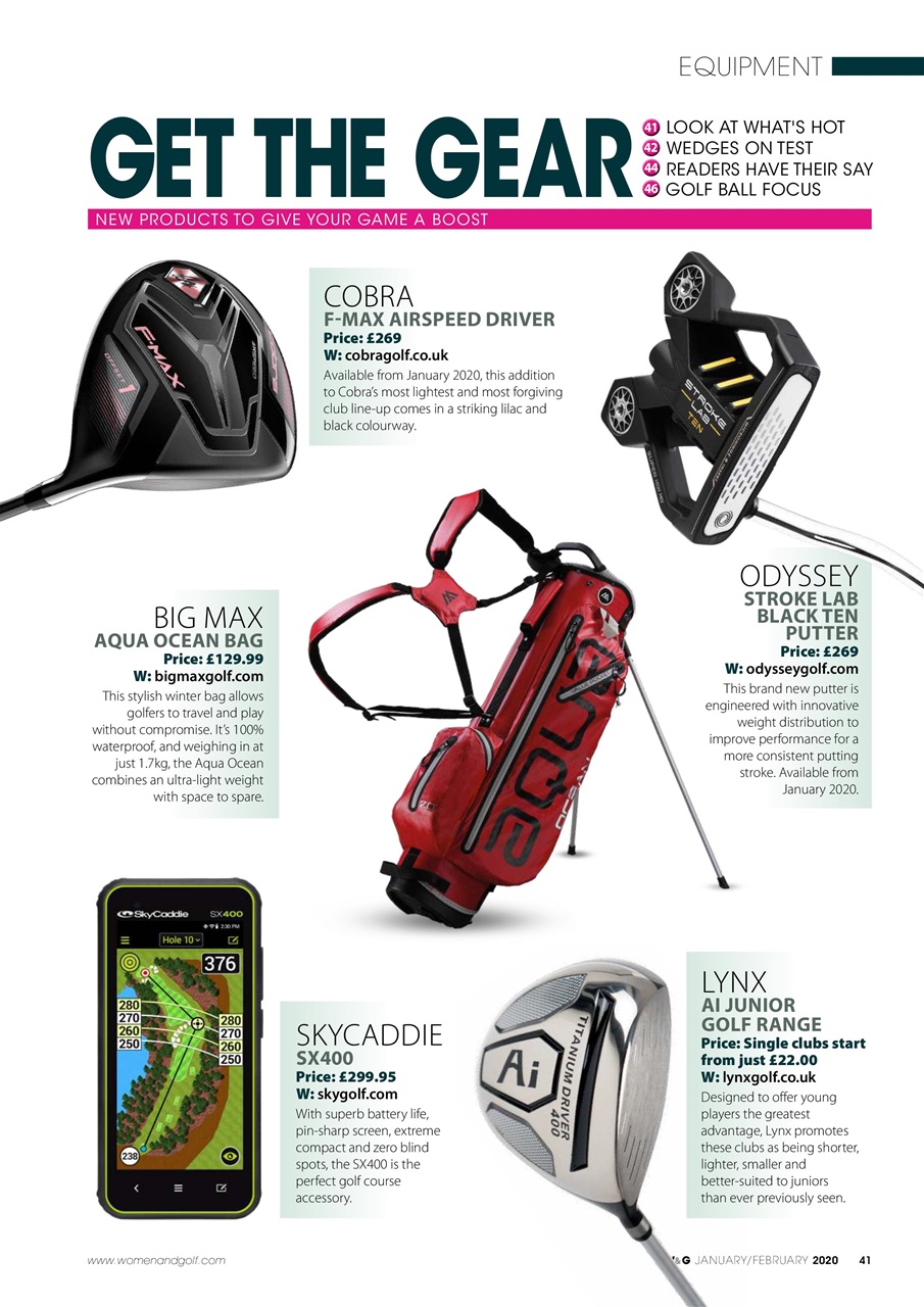 Women & Golf Magazine Preview Pages