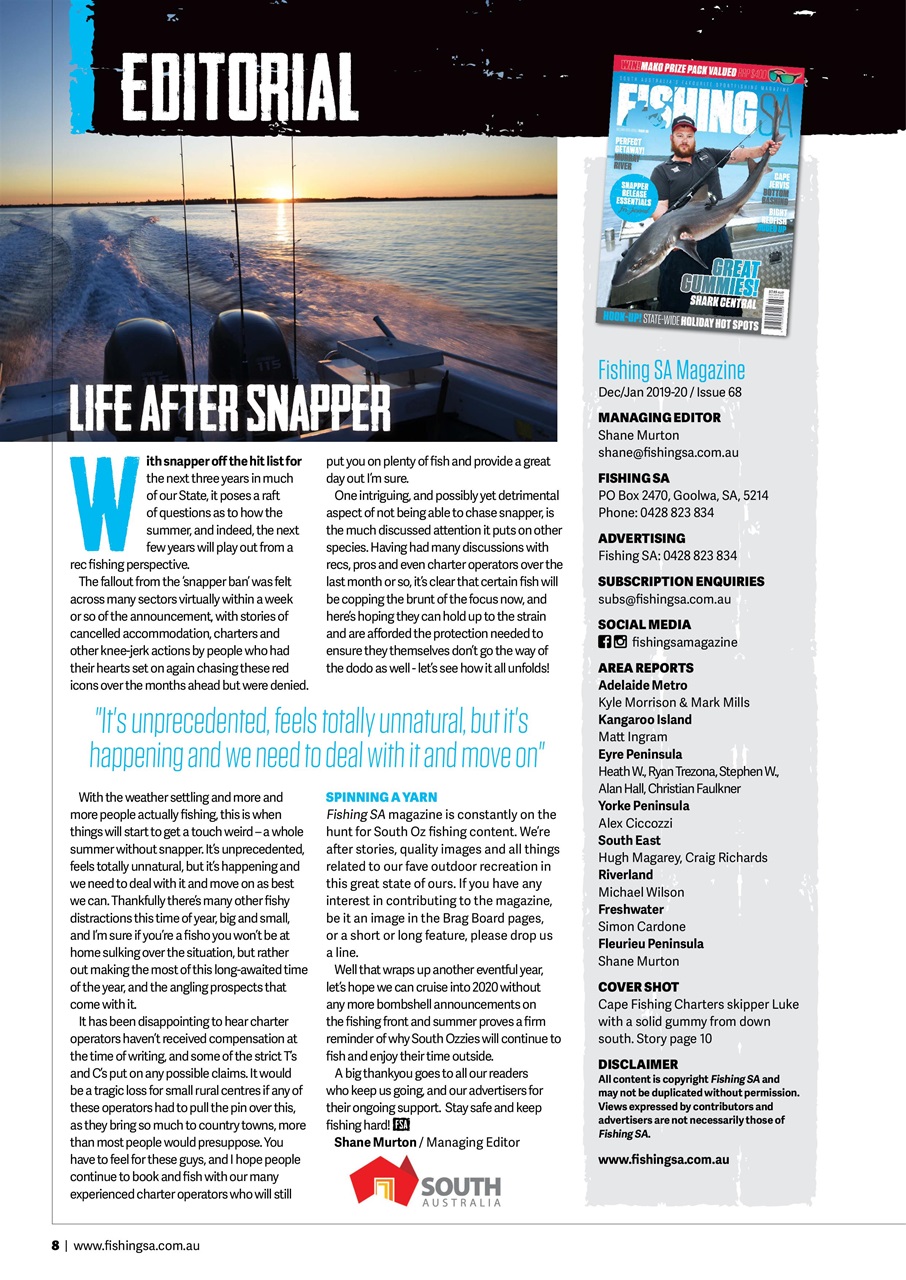 Fishing SA Preview Pages