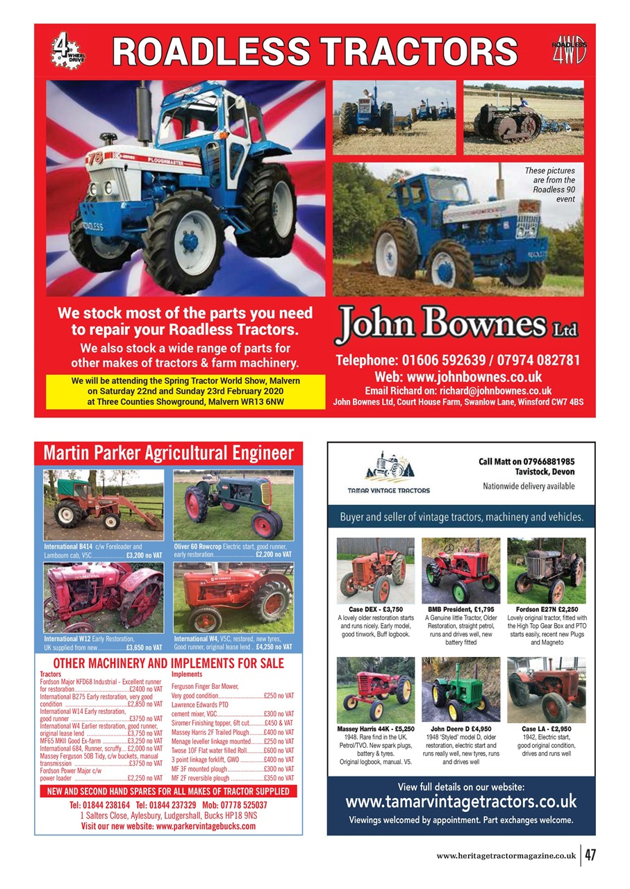Classic Tractor Preview Pages
