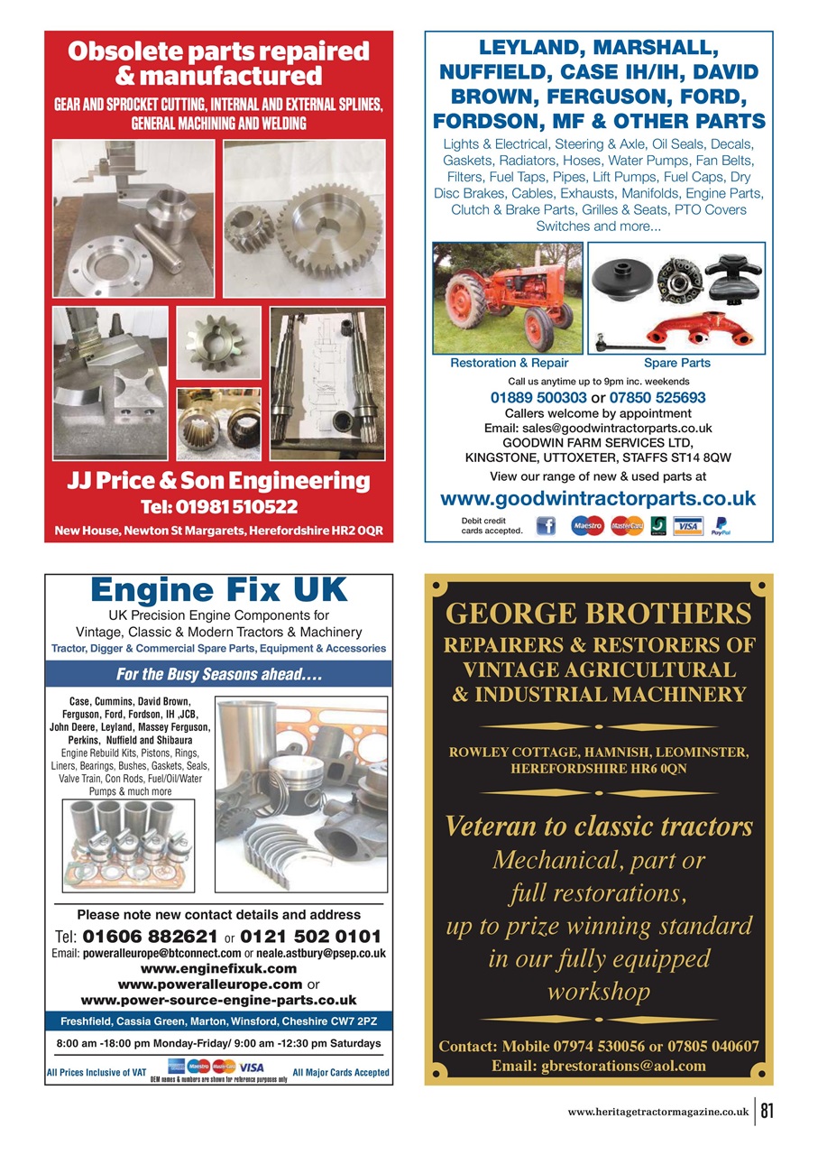 Classic Tractor Preview Pages