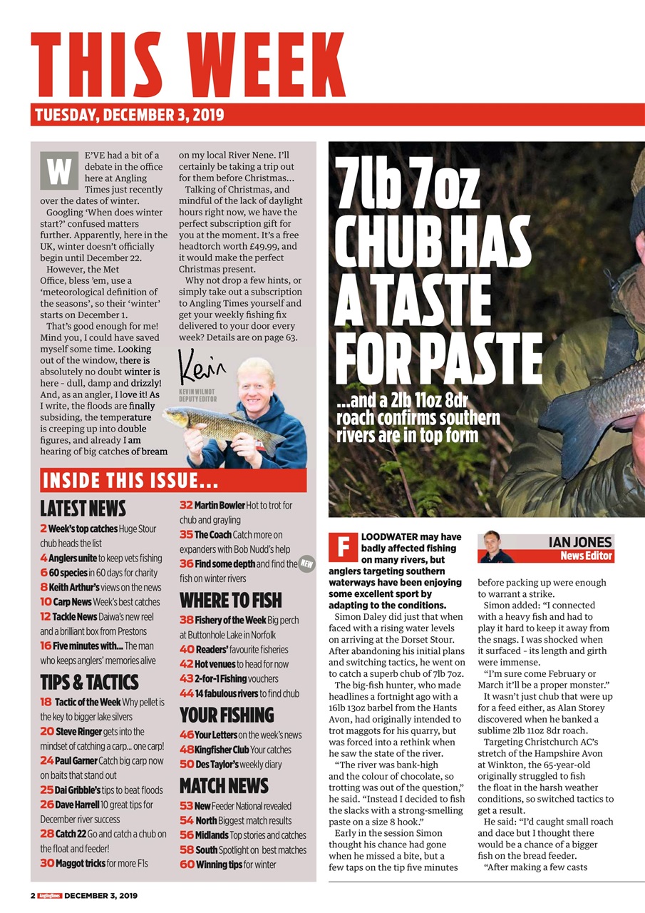 Angling Times Preview Pages