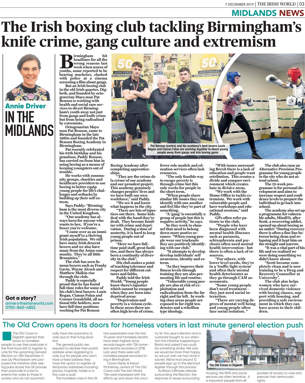 Irish World Preview Pages