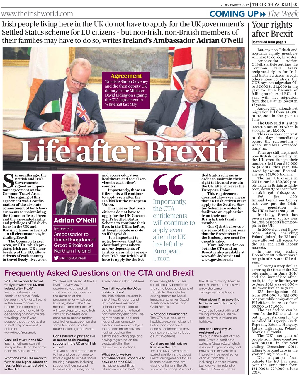 Irish World Preview Pages