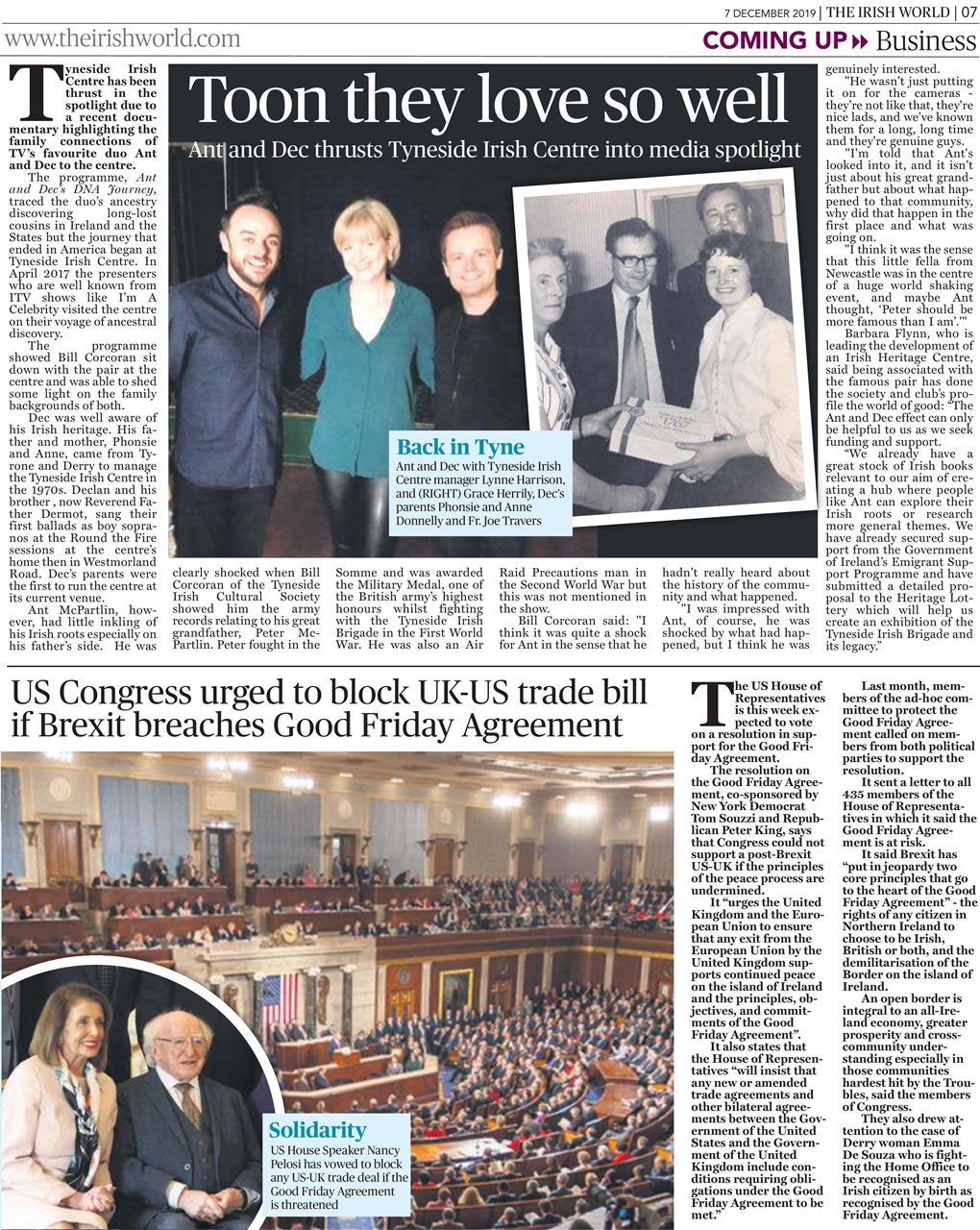 Irish World Preview Pages