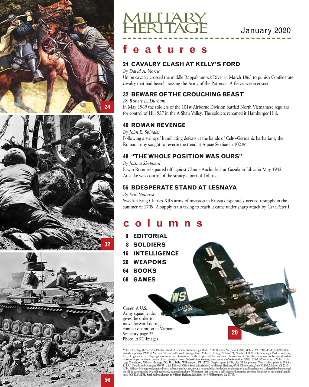 Military Heritage Preview Pages