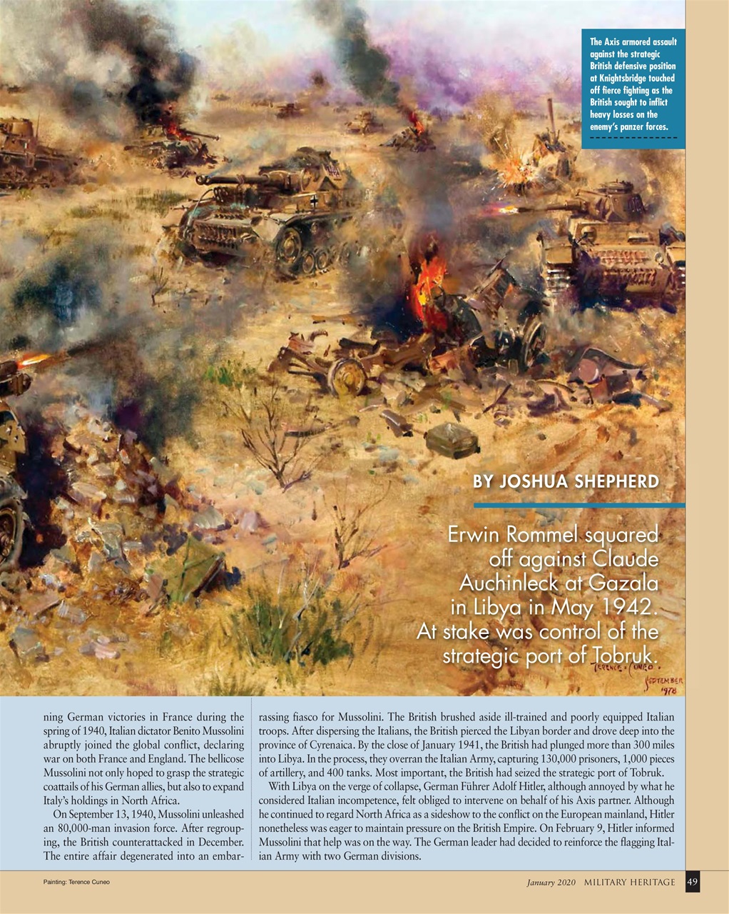 Military Heritage Preview Pages