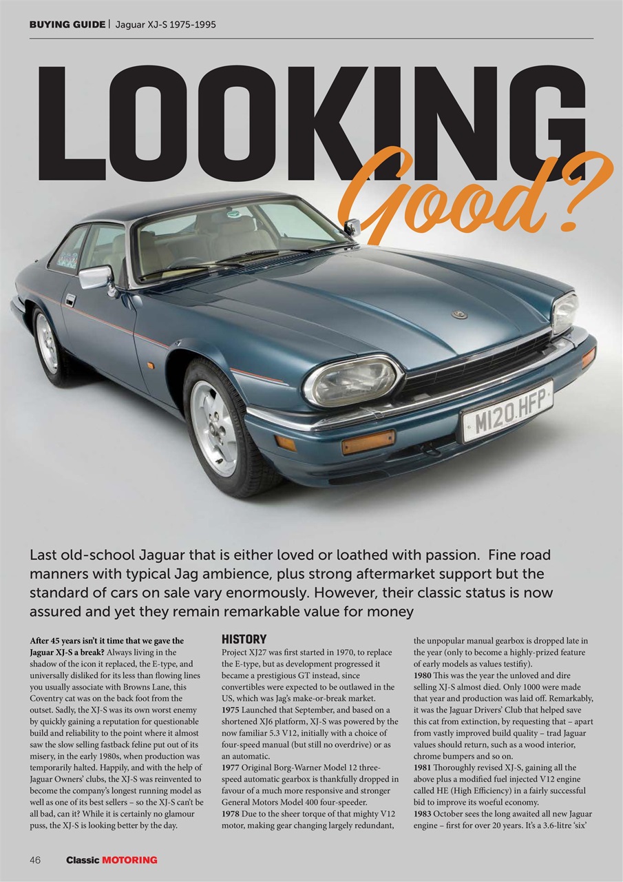 Classic Motoring Preview Pages