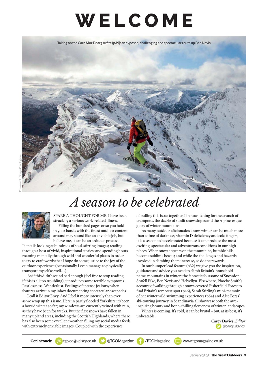 TGO - The Great Outdoors Magazine Preview Pages