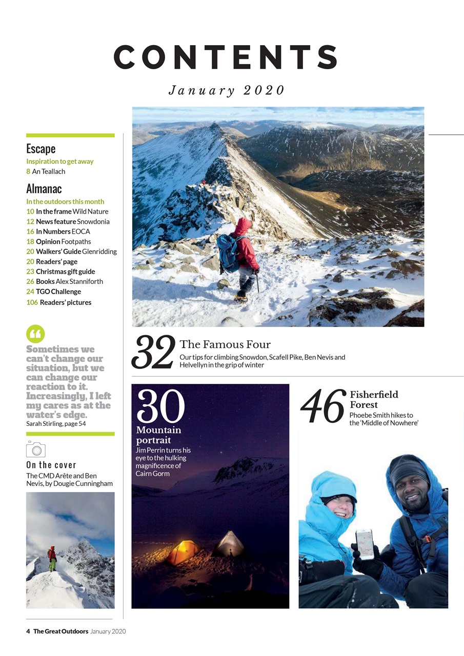 TGO - The Great Outdoors Magazine Preview Pages