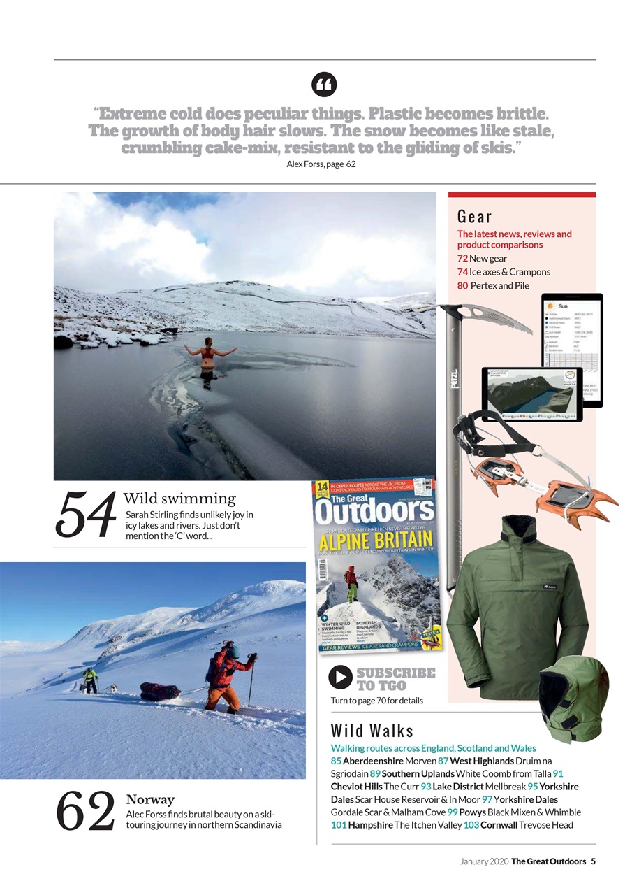 TGO - The Great Outdoors Magazine Preview Pages