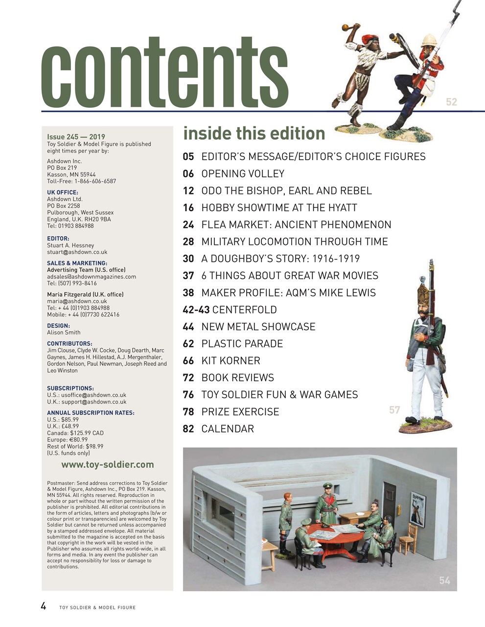 Toy Soldier & Model Figure Preview Pages