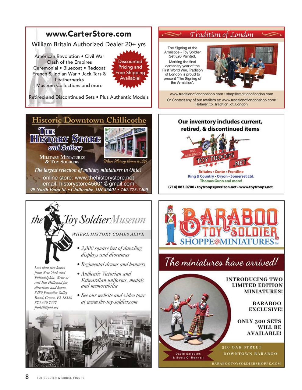 Toy Soldier & Model Figure Preview Pages