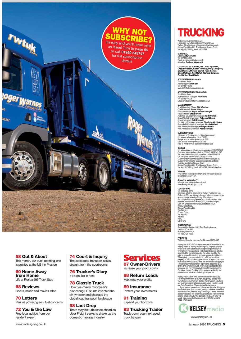 Trucking Magazine Preview Pages