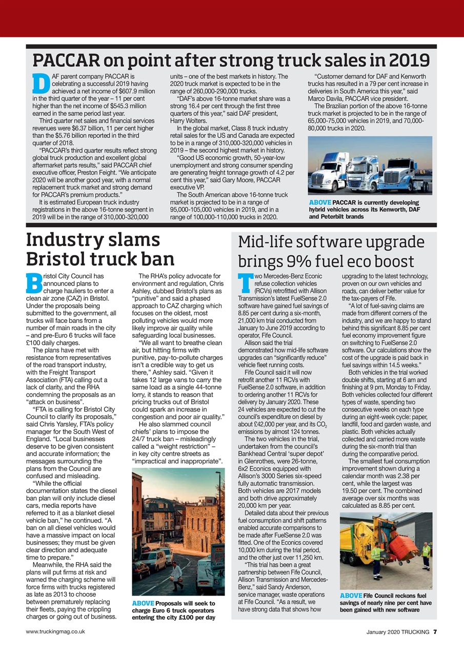 Trucking Magazine Preview Pages